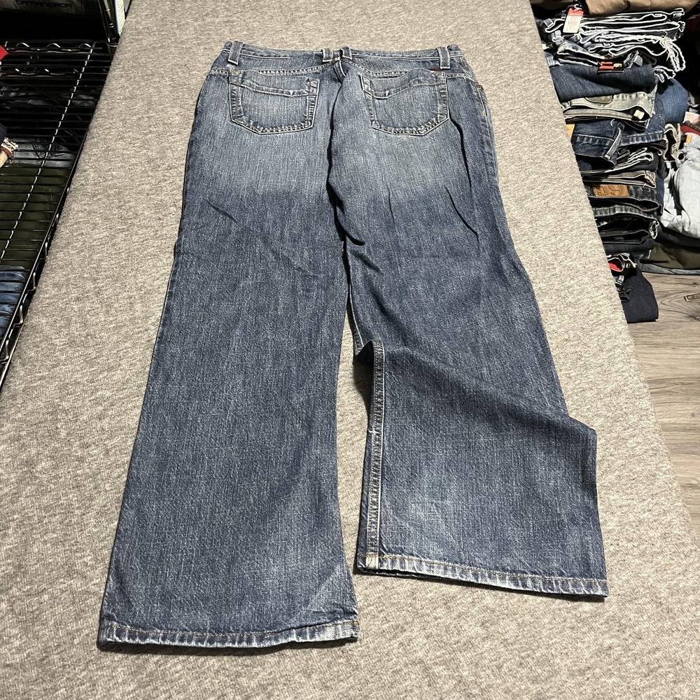 Tony Hawk Jeans Mens 32x30 Blue Med Wash Relaxed Wide Leg Skate Denim Casual